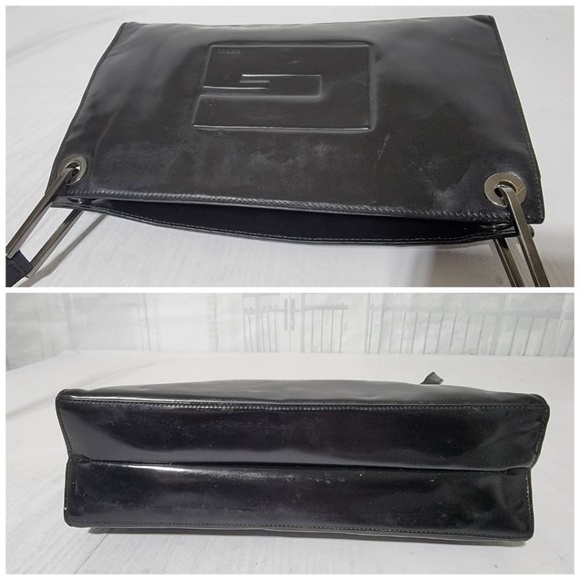 Authentic GUCCI Vintage G Square Tom Ford Era Shoulder Bag Black - Picture 9 of 15
